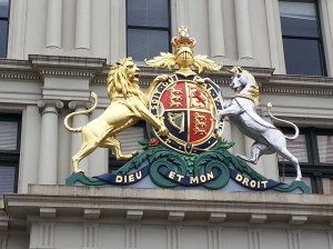 Blason royal sur le State Department of Education