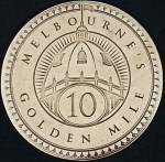 Marqueur du Golden Mile Trail