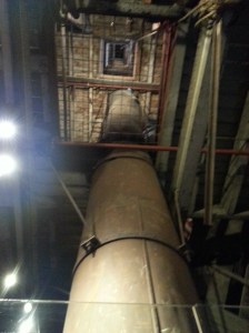 Shot Tower, vue interne